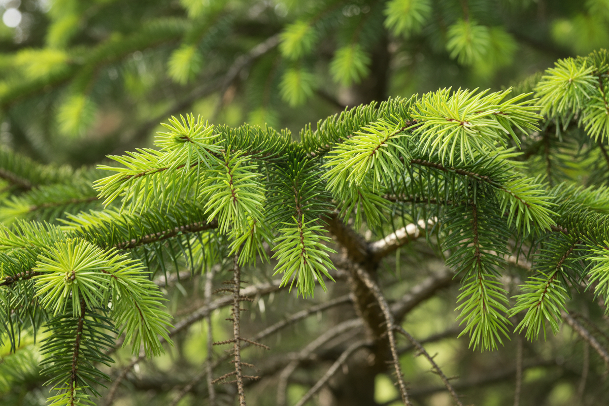 evergreen branches