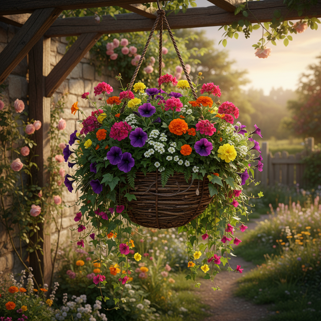 FLOWER BASKETS-CONTAINERS